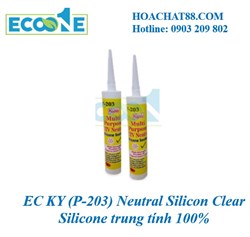 EC KY (P-203) Neutral Silicon Clear Silicone trung tính 100%